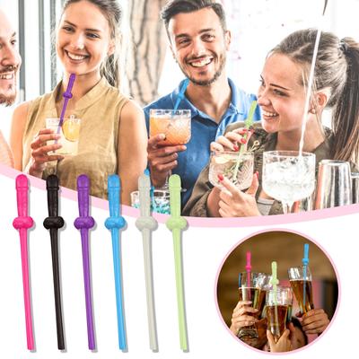 10 PC Wieczór panieński Bar Willy Słomki Party Fallus Girls Night Out Akcesoria Słomki