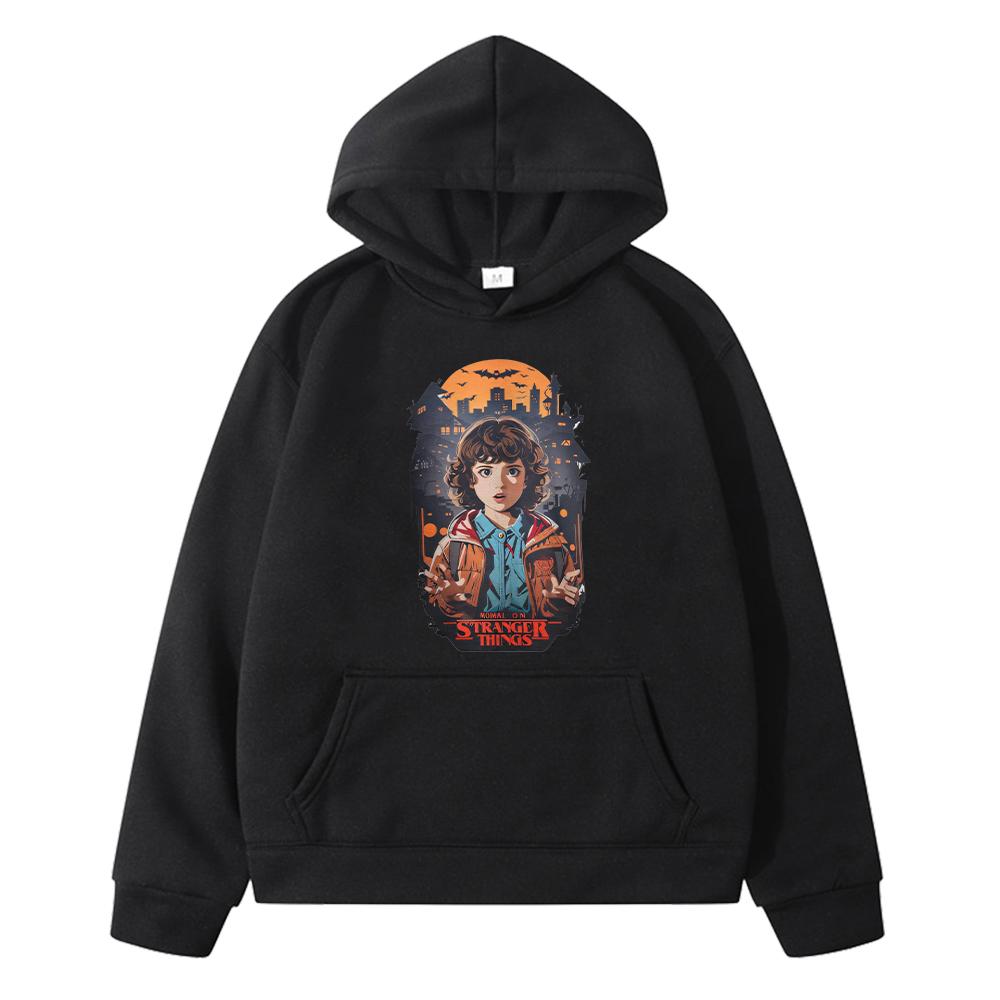 

Дивні дива Осінній Каваї принт худі куртка хлопчики пуловер y2k судадера аніме худі Флісова толстовка дитячий одяг дівчатка 150 чорний