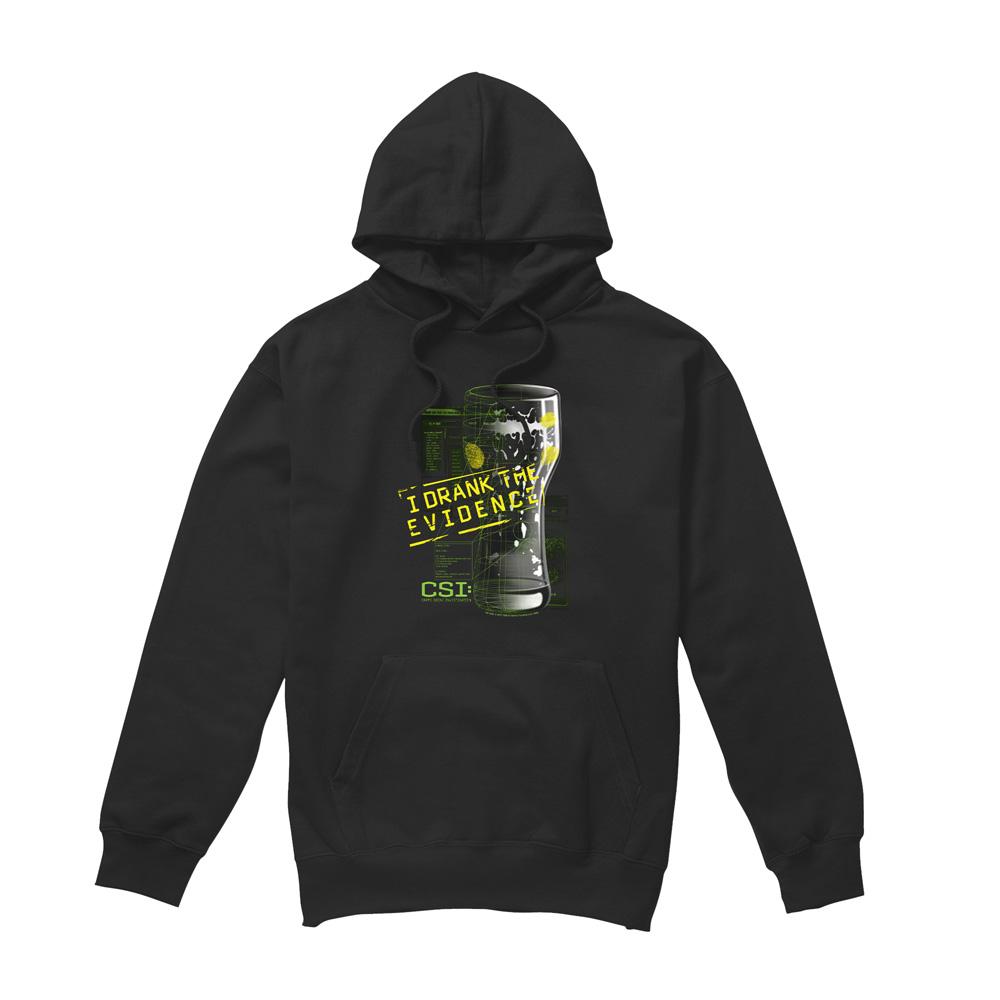 CSI Mens I Drank the Evidence Hoodie