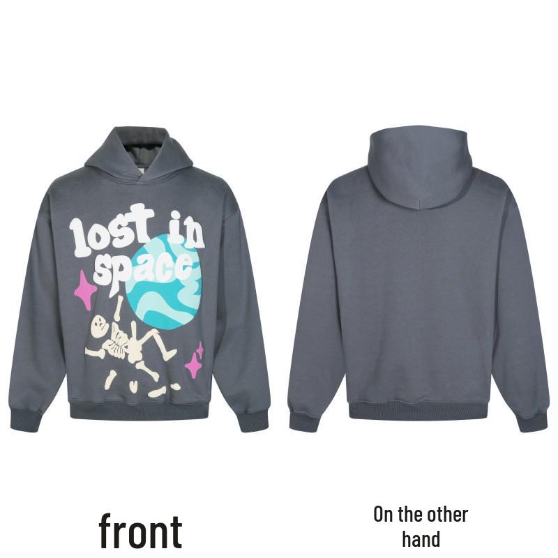 American Trendy BROKEN PLANET MARKET Fleece-lined Hoodie for Men & Women - Autumn/Winter Collection