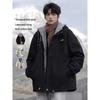 Men's Trendy Lambswool Autumn/Winter 2025 Thick Cotton Jacket