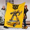 Bumblebee and Optimus Prime1 printed throw blanket—lightweight,soft,warm;versatile blanket for all seasons—perfect as &air-conditioning throw,nap blan