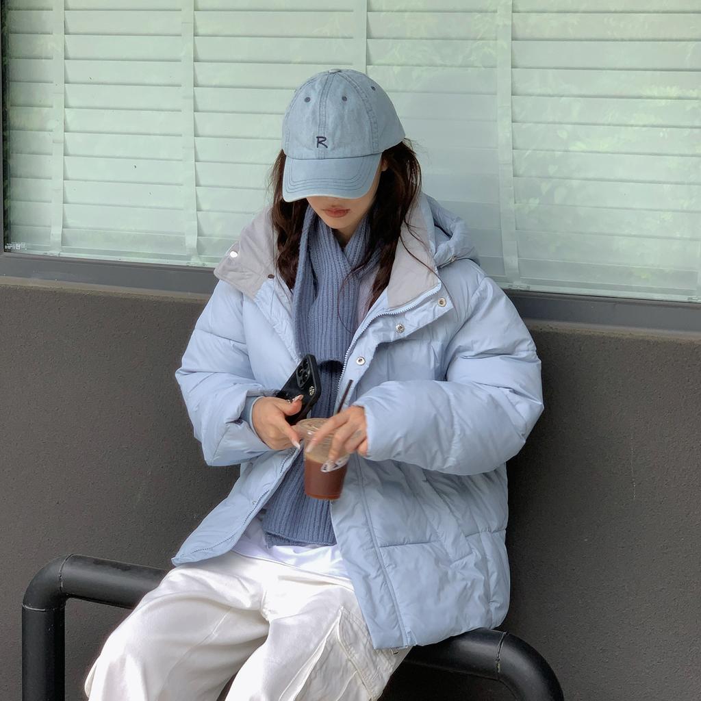 Down Cotton-padded Jacket Women's Short Winter New Thick Hooded Cotton-padded Jacket Loose Little Cotton-padded Coat