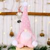 Christmas Faceless Rudolf Doll with Knitted Hat Ornament