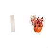 Living Room Standing Lamp Shade with Artificial Flower Bucket Decor for Chinese Year Spring
