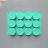 Round Chocolate Cookie Molds Chocolate Silicone Mold 12-Cavity Cylinder Silicone Molds For Jelly Mini Cakes Muffin Baking