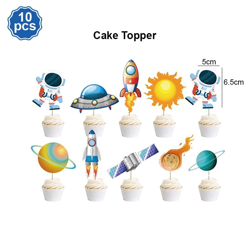Solar System Outer Space Birthday 22in Planets Stand Astronaut Rocket Earth Balloons for Kids Starry Galaxy Party Decor Supplies