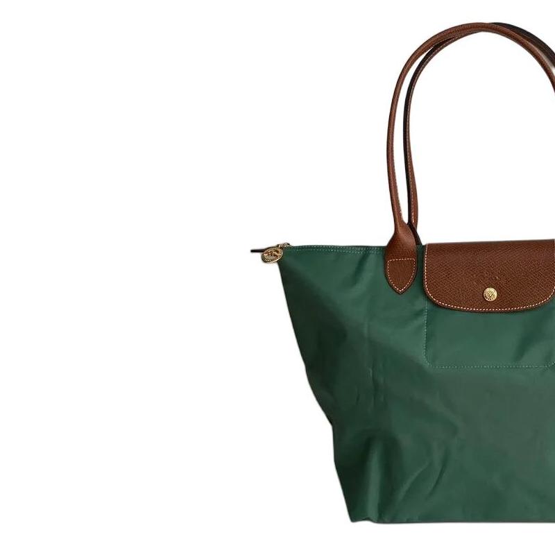 Longchamp Le Pliage Original Tote Bag Women tote Green Brown 1899089P95