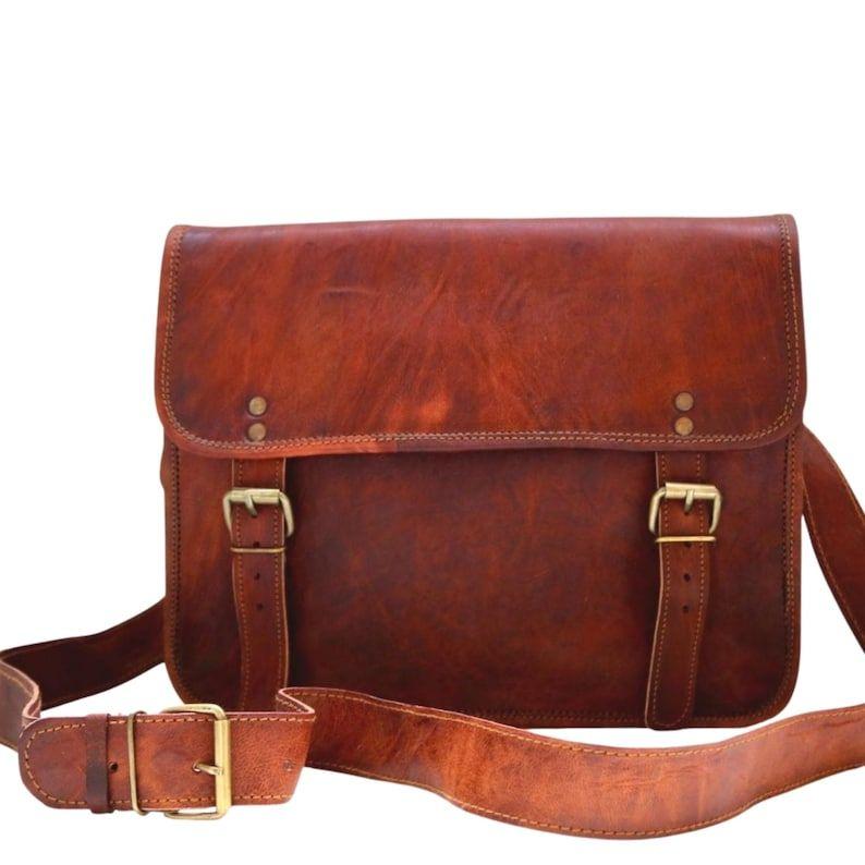 GEANT DE UMAR PIELE A4, lucrat manual, marime mare pentru laptop