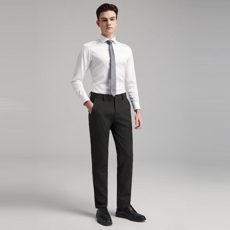 YOUNGOR Men's Autumn/Winter Business Casual Warm Trousers