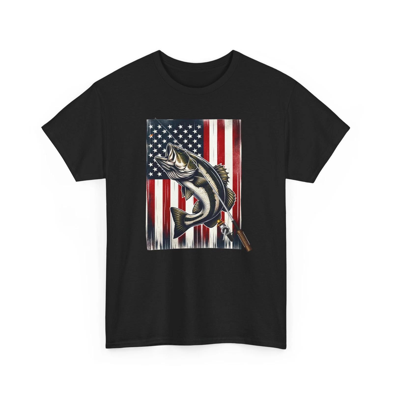 

Hunting and Fishing TShirt - Funny Angler Tee for Fishermen Who Love Big Catches L