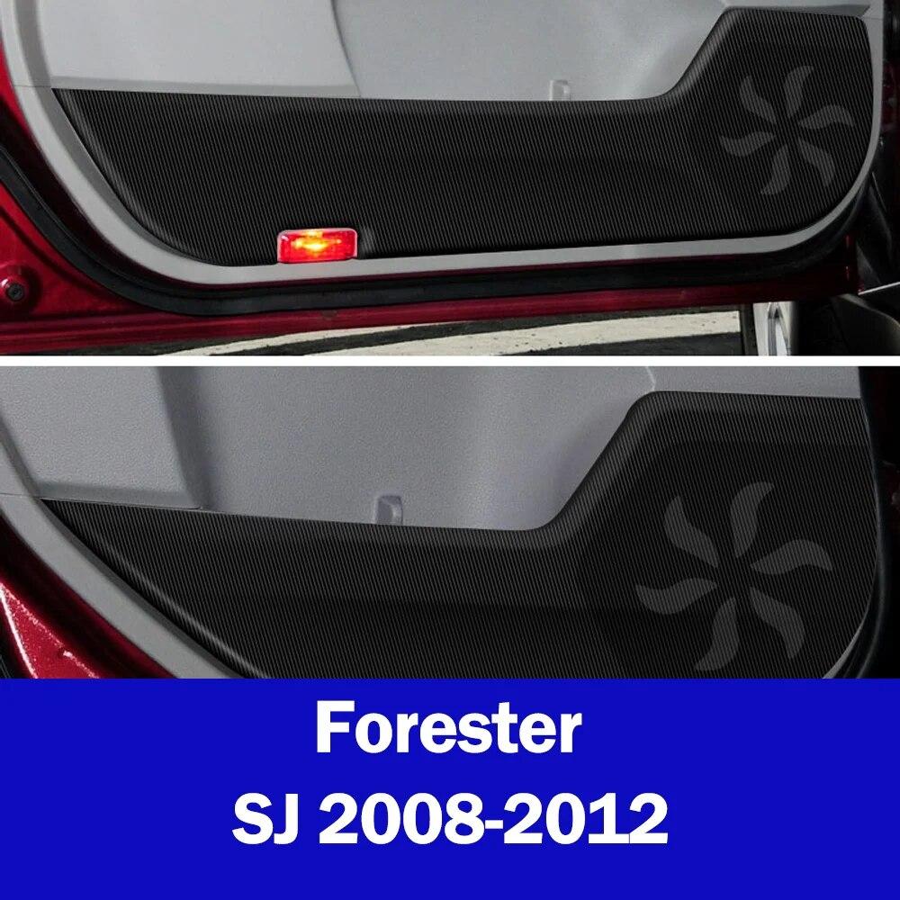 Car Inner Door Panel Protection Anti Kick Film Stickers Car Interior Accessories For Subaru Forester Outback Legacy XV Crosstrek