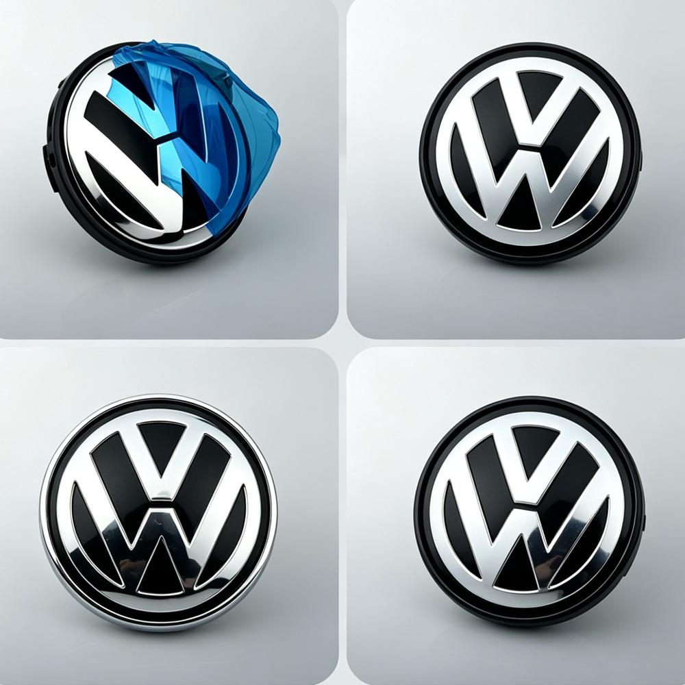 DIG1 60mm 4pcs Wheel Center Hub Caps 55mm 56mm 65mm 70mm Wheel Cover For VW Polo Golf 4 5 6 7 Touran CC Passat B5 B6 B7 Accessories