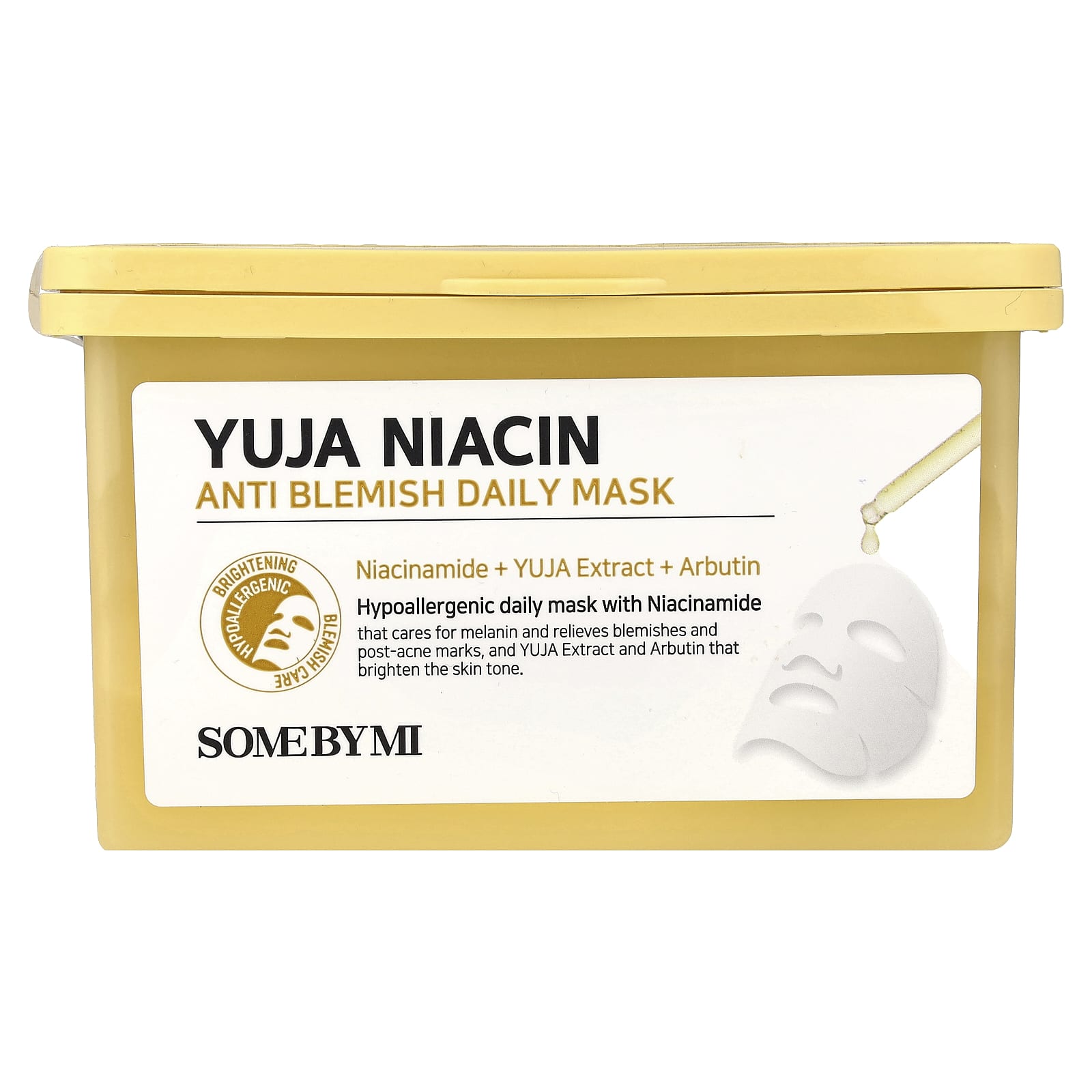 SOME BY MI Anti-Blemish Daily Beauty Mask, 30 Masks, 370ml (12.51 fl oz)