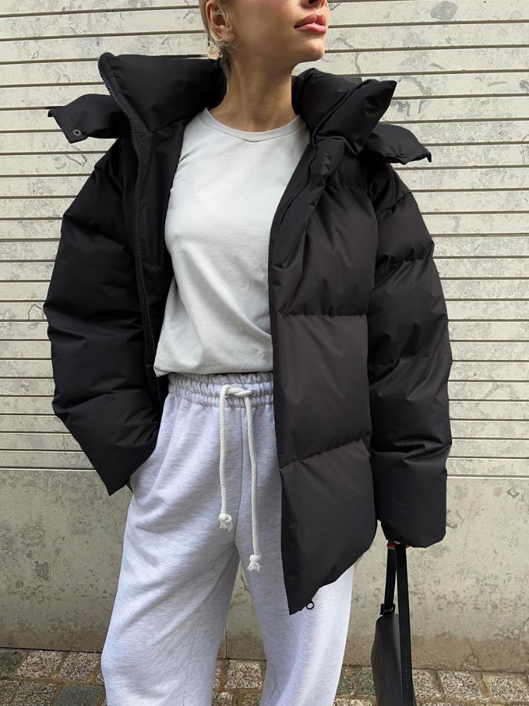 Cotton Jacket 2026 Autumn And Winter European And American New Cotton Jacket Women's Loose Cotton Jacket Loose Jacket Top