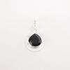 Heart Black Onyx Gemstone Sterling Silver Anniversary Root Chakra Trendy Pendant PP-8-13