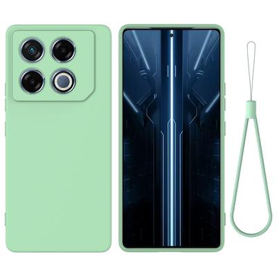 Infinix GT 20 Pro Kılıfı için Orijinal Sıvı Silikon Cilt Dostu Arka Kapak Infinix GT 10 Pro için Kordonlu Darbeye Dayanıklı Tampon