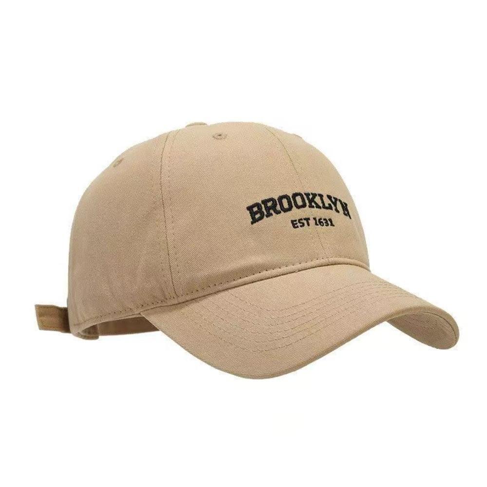 Breathable Embroidered Letter Peaked Cap Anti-UV Women Sunshade Hat Men Baseball Hat  Spring