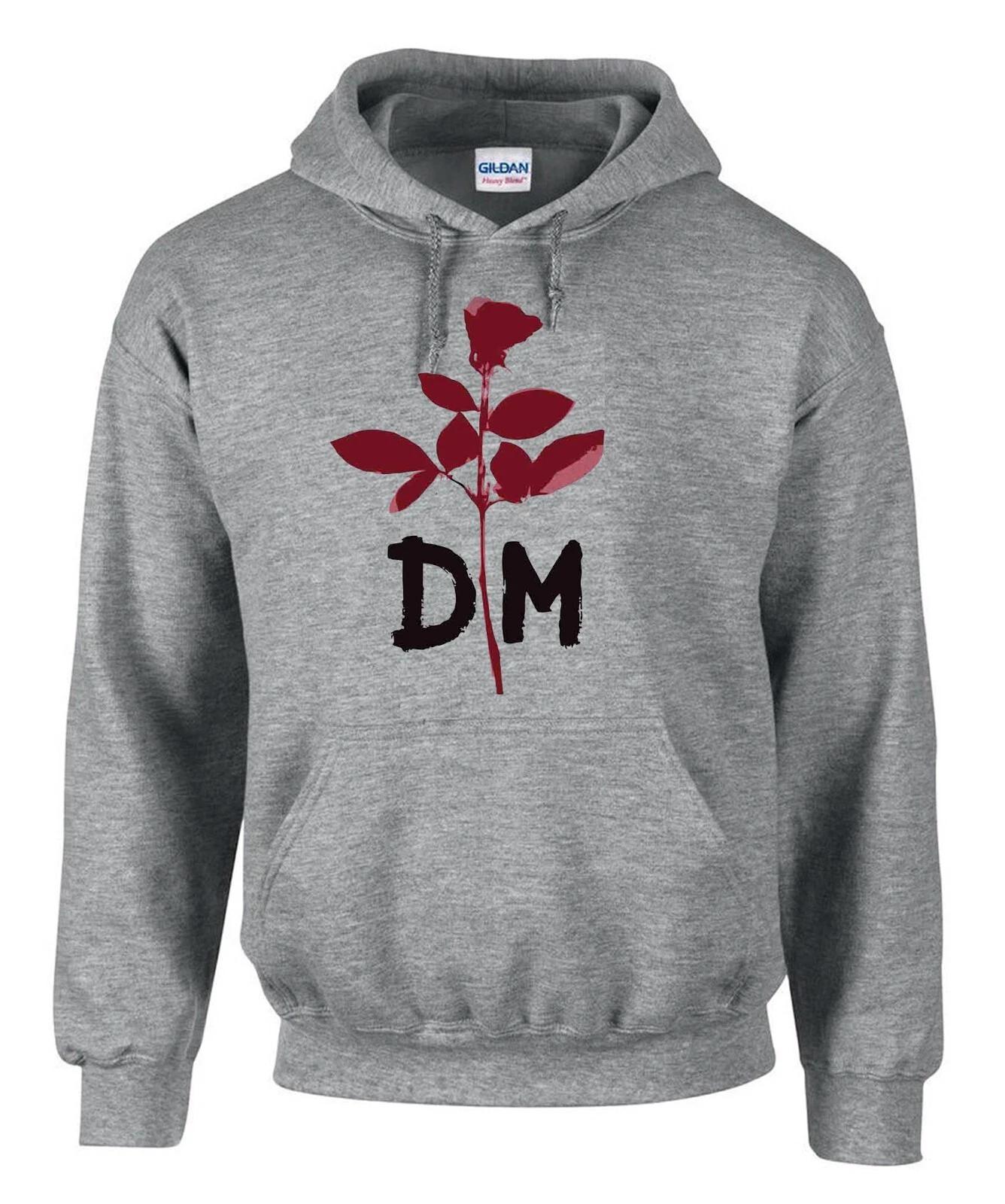 Depeche Mode Rockband Rock Music legends Graue Hoodies Kapuzenpullover-3532-Grau M