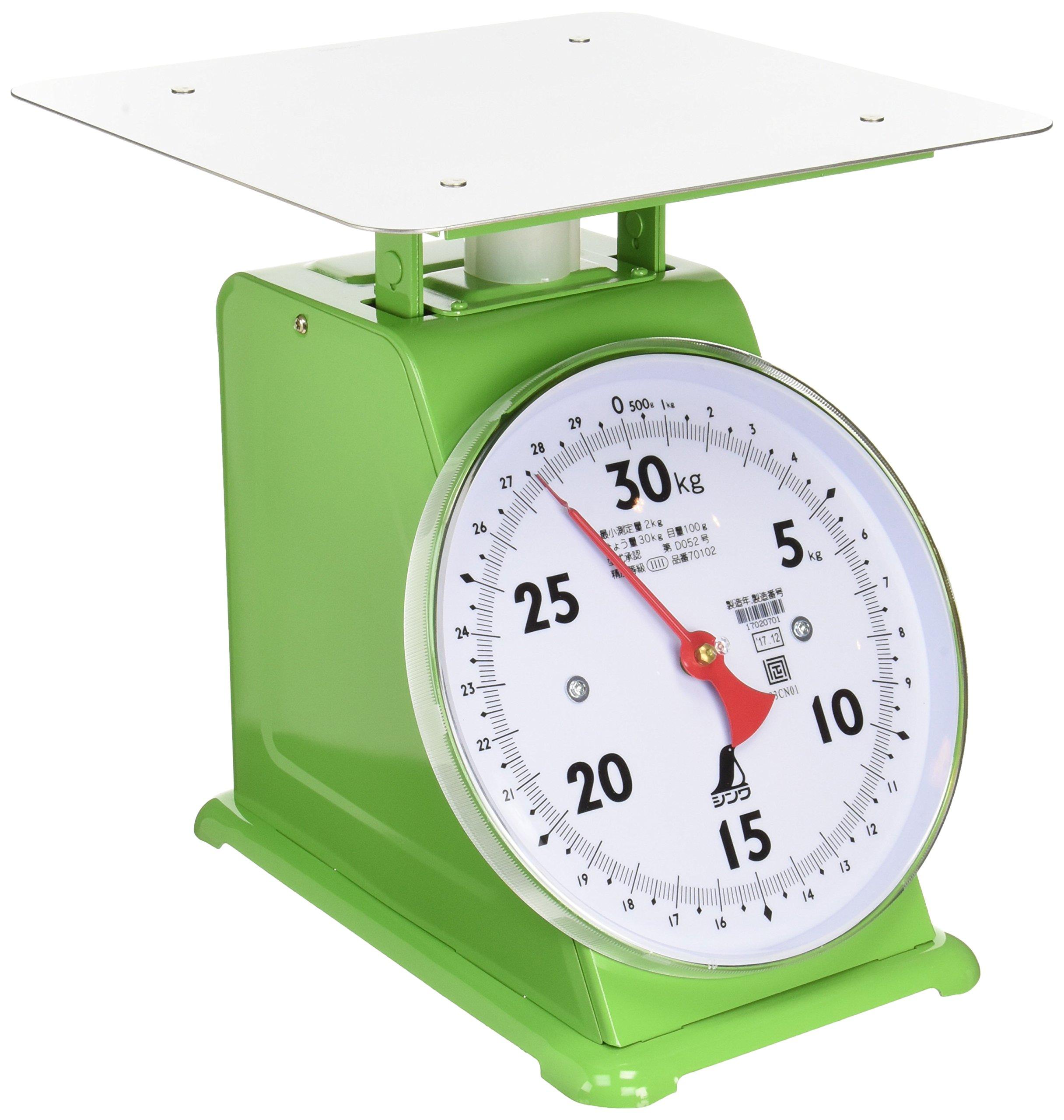 

Shinwa Sokutei Top plate automatic scale 30kg small 70102 зелений