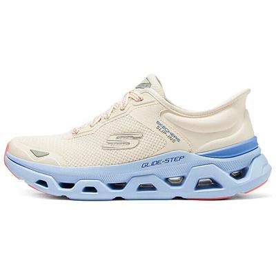 Glide Step Slip-Ins Fashion Low-Top Casual Shoes Women Sneakers Light-Blue 150511-NTMT