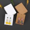 Blank Kraft Paper Earring Display Card - 6x8 Cm Cross-Border Ear Stud Packaging