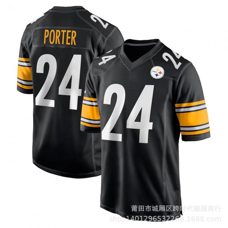 Pittsburgh Steelers NFL Football Jersey Custom Embroidered 8 Rodgers 4 Metcalf Fan Apparel Men