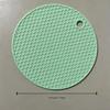 High Temp Resistant Honeycomb Rubber Table Pad, Anti-Skid Multi-Functional Kitchen Heat Insulation Mat, Durable Pot Bowl Cup Coa