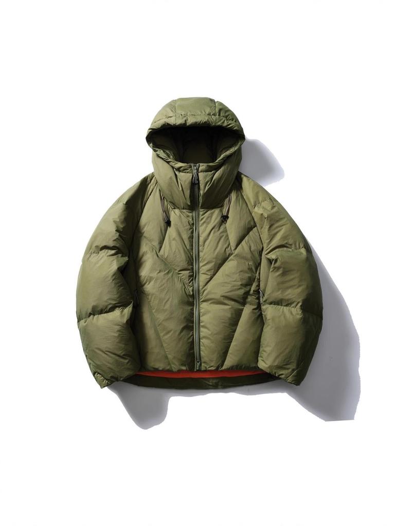 RUIIENRS X Black Armada 2025 Winter Raglan Sleeve Hooded Down Jacket MY6603
