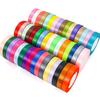 1Cm (25 Yards/Roll) Satin Flat Ribbon Roll Gift Flower Bouquet Packaging Wedding Birthday Ribbon Making Diy