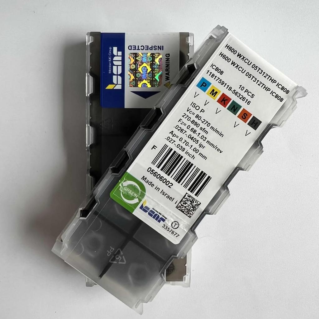 H600WXCU05T312THP IC808 /Industrial indexable Carbide Inserts 10 PCS