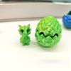 3D Printed Dragon Egg Figures Animal Toys Dragon Toys Simulation Eyes Home Accessories Desktop Decor Kids Toy Gift
