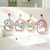 Hanging Cartoon Sheep Hand Towel Soft Coral Fleece Non Shedding Skin Friendly Absorbent for Home Bathroom Kitchen
