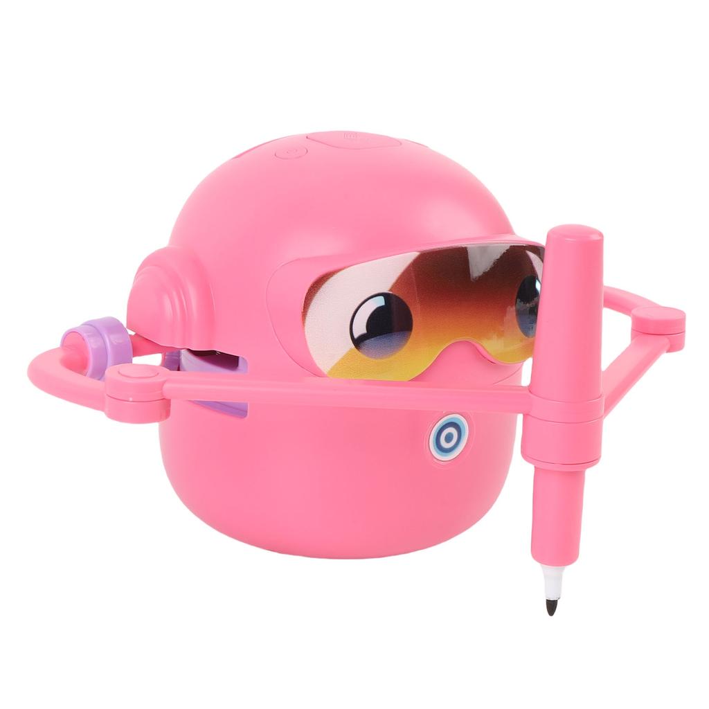 Kids Drawing Robot Interactive Educational Auto Drawing Robot with 100 Cards 12 Color Pens for Boys Girls Preschool Lrning