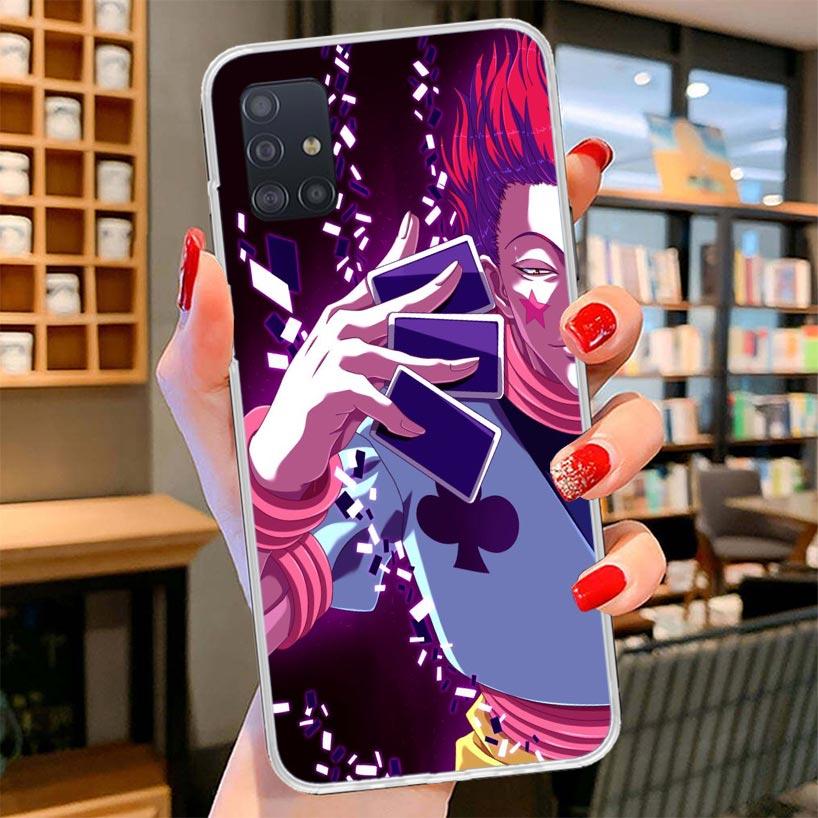 Hunter X Hisoka Cover Phone Case For Samsung Galaxy A12 A22 A32 A52 A72 A02S Phone Case Note 20 Ultra 10 S10 Plus A51 A71 A50S A