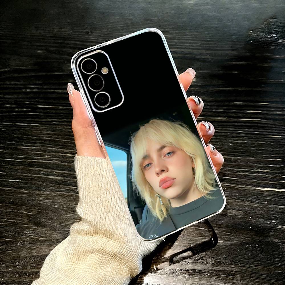 B-Billie E-Eilish Phone Case For SamsungA10,12,20,21S,30,31,40,50,51,52,70,71 Transparent Cover