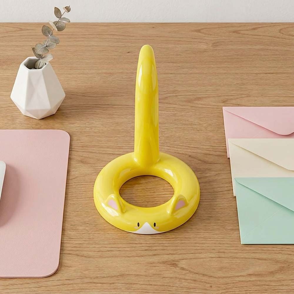 Figure Model Cat Mobile Phone Holder Anti Slip Cat Shape Phone Bracket  Watching TV Phone Support