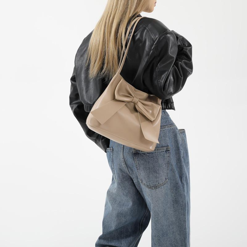 Stylish Large Capacity Casual Handbag For Women In Black Pink White And Khaki