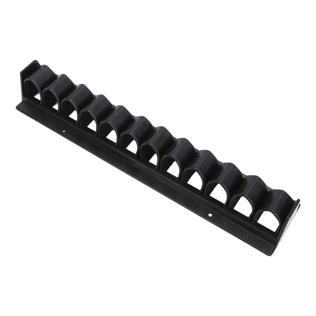 Whip Rack Black Horse Crop Holder ABS Wall Mount Holds Up to 11 Whip Or Crop Horse Holder for Horse Stable Fishing Pole