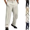 Mens Dress Pants Relaxed Fit  Suit Trousers Casual Lightweight Wide Leg Pleat Front Business Work Clothes