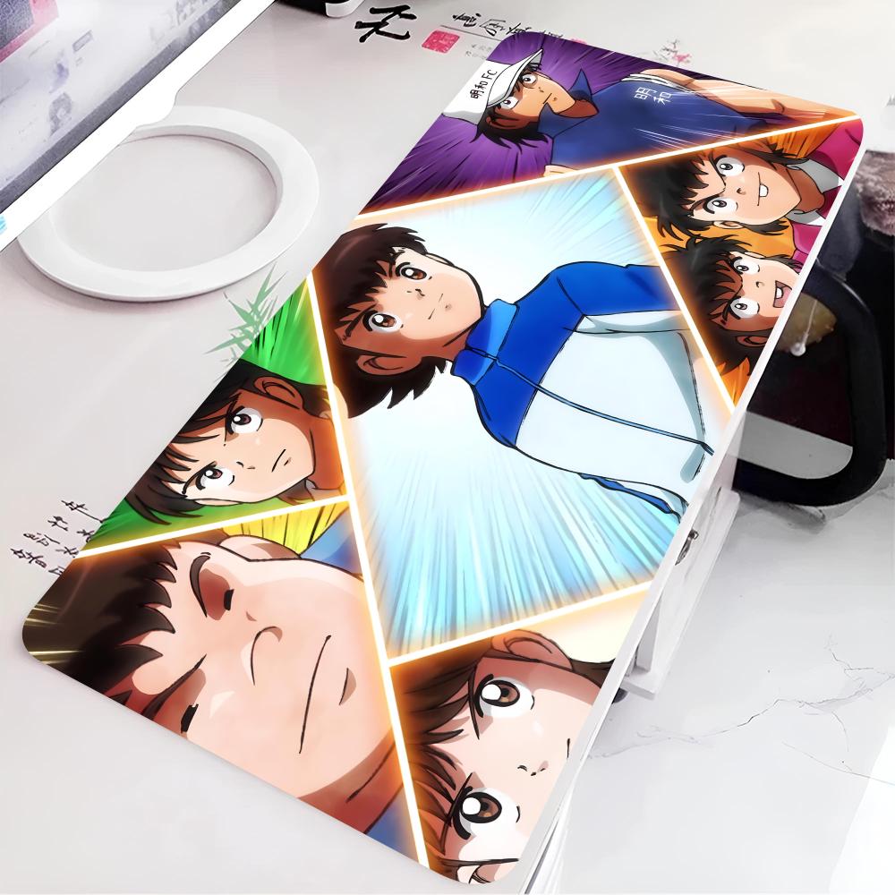 Football Comics Captain Tsubasa Mouse Pad Anime game mause pads cs lol XXL Home HD Computer Desk Mats Carpet Gamer Office Laptop