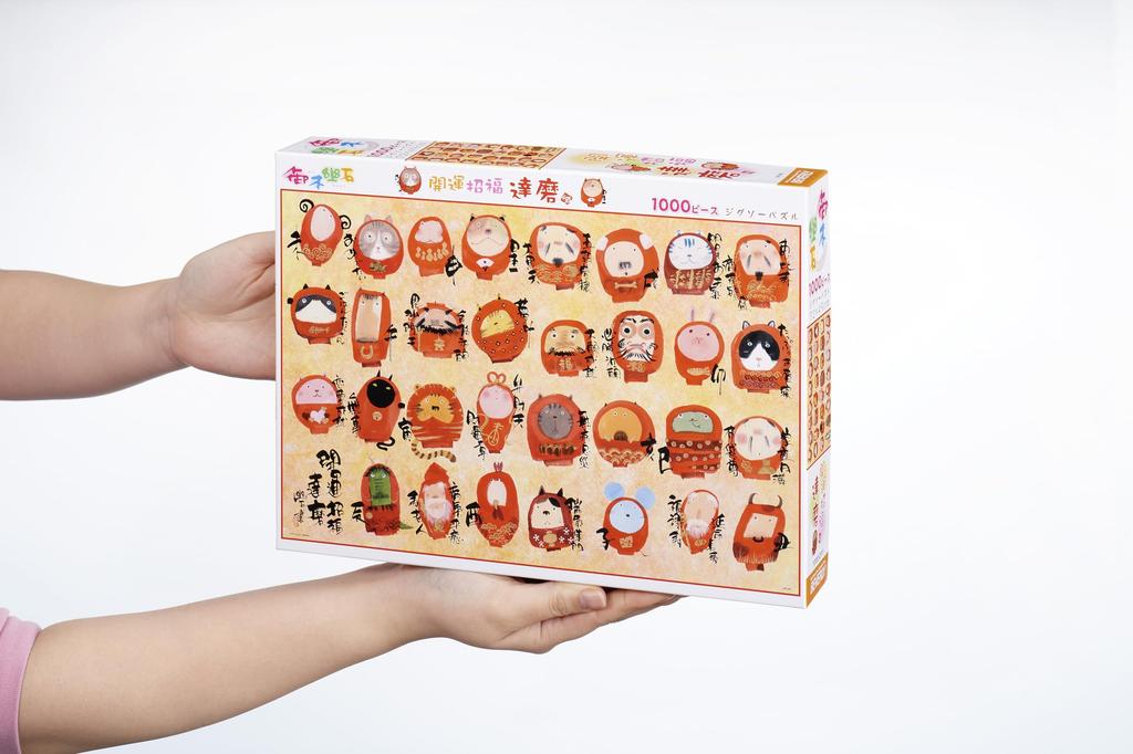in Beverly 1000 Piece Jigsaw Puzzle Good Luck Daruma x [Made Japan] (49 72cm) 1000-071