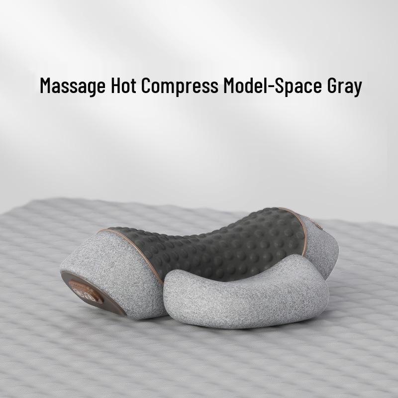 Heated Cervical Support Pillow with Massage & Neck Vertebrae Protection