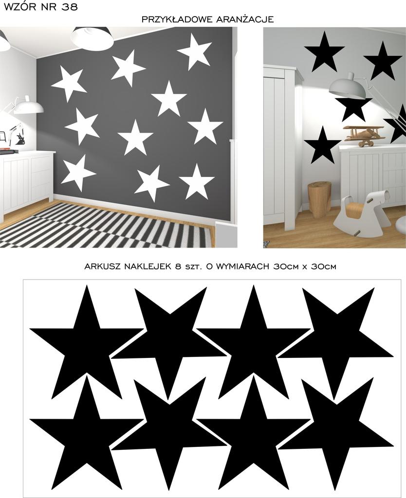 Wall stickers stars large UP TO 30 CM!