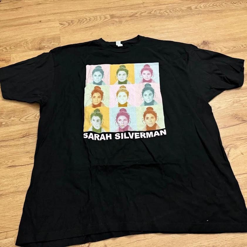 

Sarah Silverman Grow Some Lips 2023 Tour Black Tshirt WWSD Size 2XL New XL