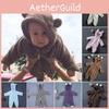 Luxuriously Soft Newborn Baby Romper Hooded Jumpsuit For Boys And Girls