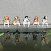Artificial Resin Ornaments Cat Fishing Shape Layout Props Aquarium Fish Tank Landscaping Decoration
