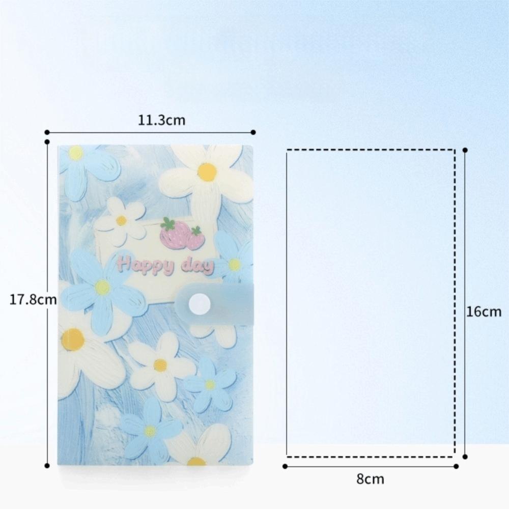 Waterproof Mini Binder Savings Challenge A6 Oil Painting Savings Challenges Sheets Gift синий