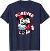 Hot Fashion Unisex Mickey Mouse Minnie Mouse Love Forever Valentine’s T-Shirt S-4XL Four Seasons
