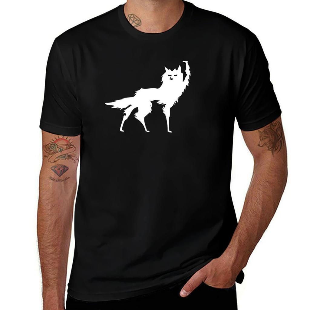 Fantastic Mr Fox Wolf Canis Lupus Simple Tshirt Basic Simple Design Short Sleeve Shirt